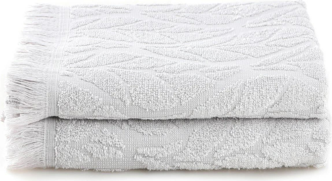 Set peshqirësh duarsh (2 copë), Mijölnir, gjethe, gri e çelët Set peshqirësh duarsh (2 copë), Mijölnir, gjethe, gri e çelët