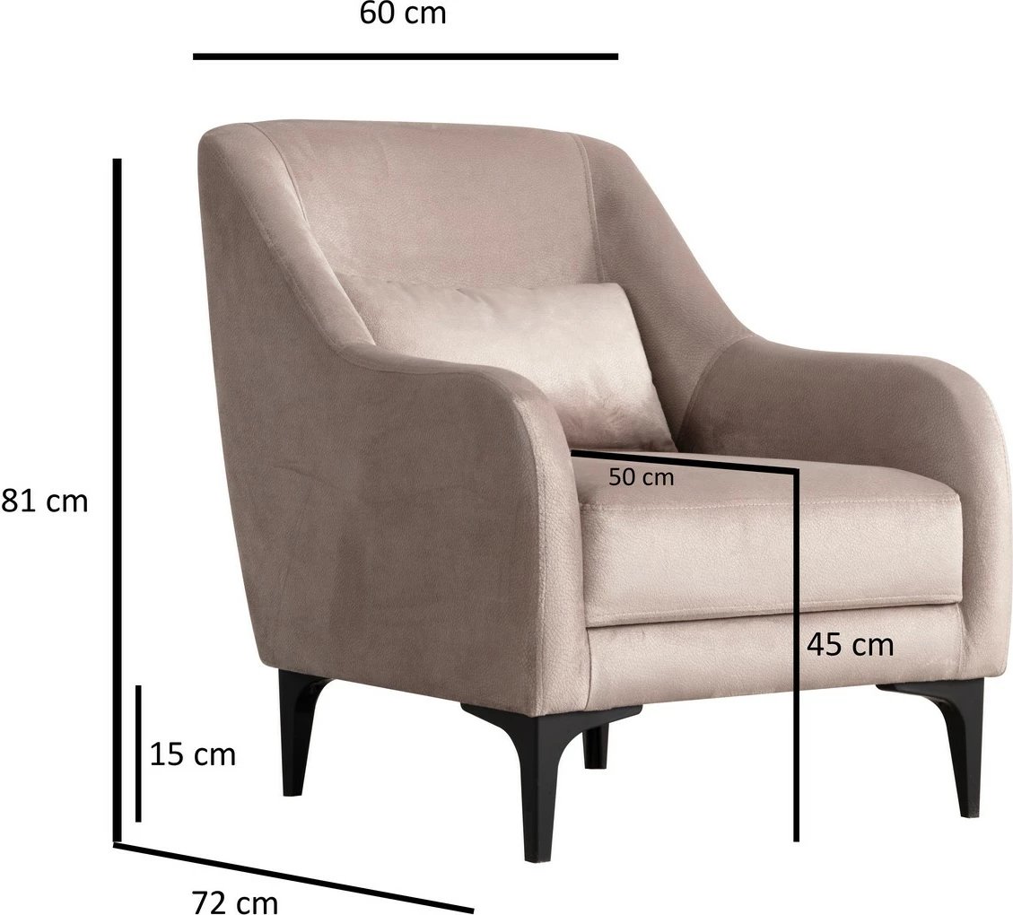 Karrige Wing Atelier del Sofa, Astana, bezhë