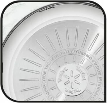 Tigan Tefal Intuition B8170644, 28 cm, Çelik, Titanium