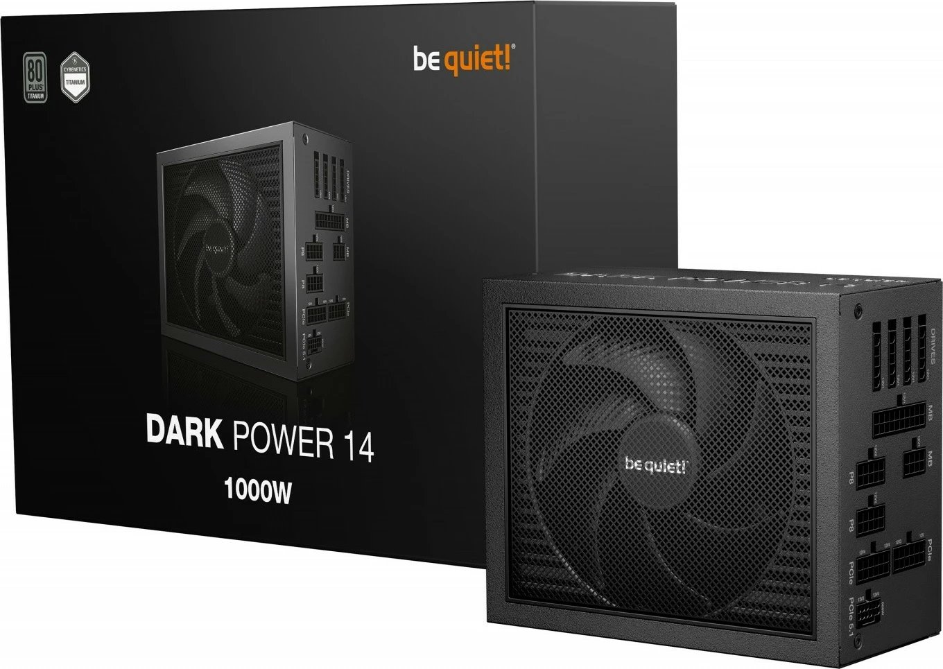 Furnizues energjie ATX, be quiet!, Dark Power 14 BP020EU, 1000W 80 PLUS Titanium, ATX 3.1 modular me 12V-2x6, i zi