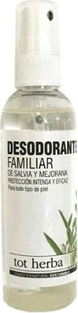 Deodorant familjar TOT HERBA me sherebelë dhe mejoran 100ml unisex