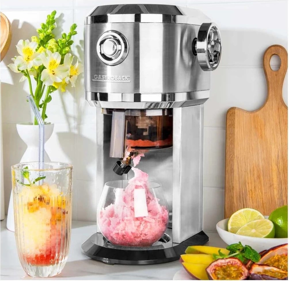 Makineri për akullore Gastroback 42905, ngjyrë argjendi