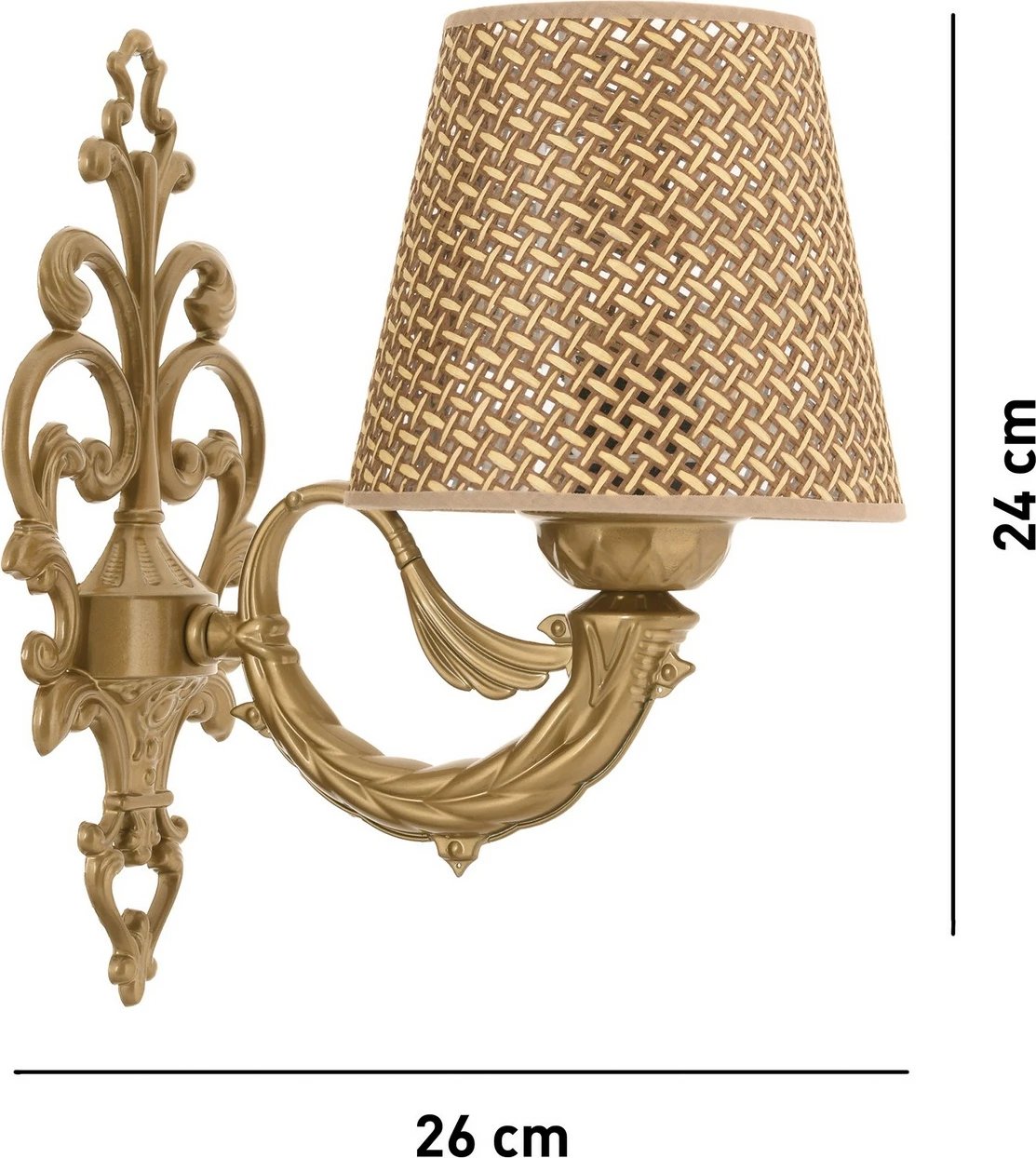 Llambë muri Opviq, Lily Hazeran, natyrale, ari