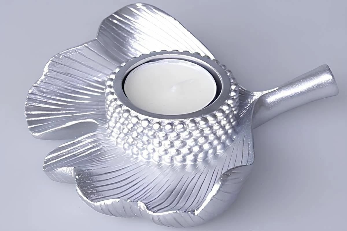 Objekt dekorativ Evila Originals, argjend, CY0343, 13x14cm