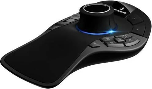 Maus 3Dconnexion SpaceMouse Pro, USB, 15 butona, zi, gri