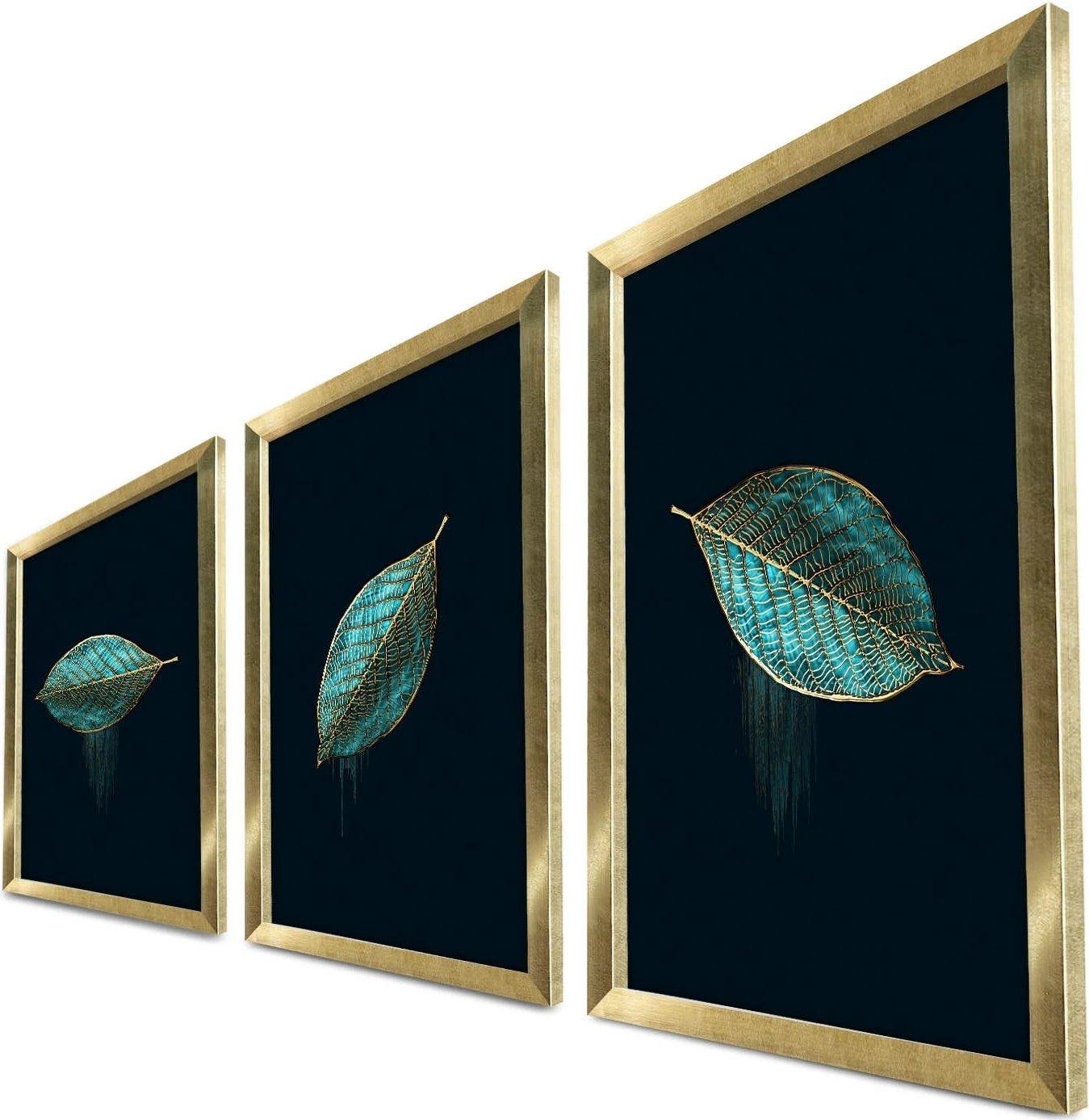 Pikturë dekorative me kornizë MDF (3 copë), Wallity, 3P3853NISCT-001