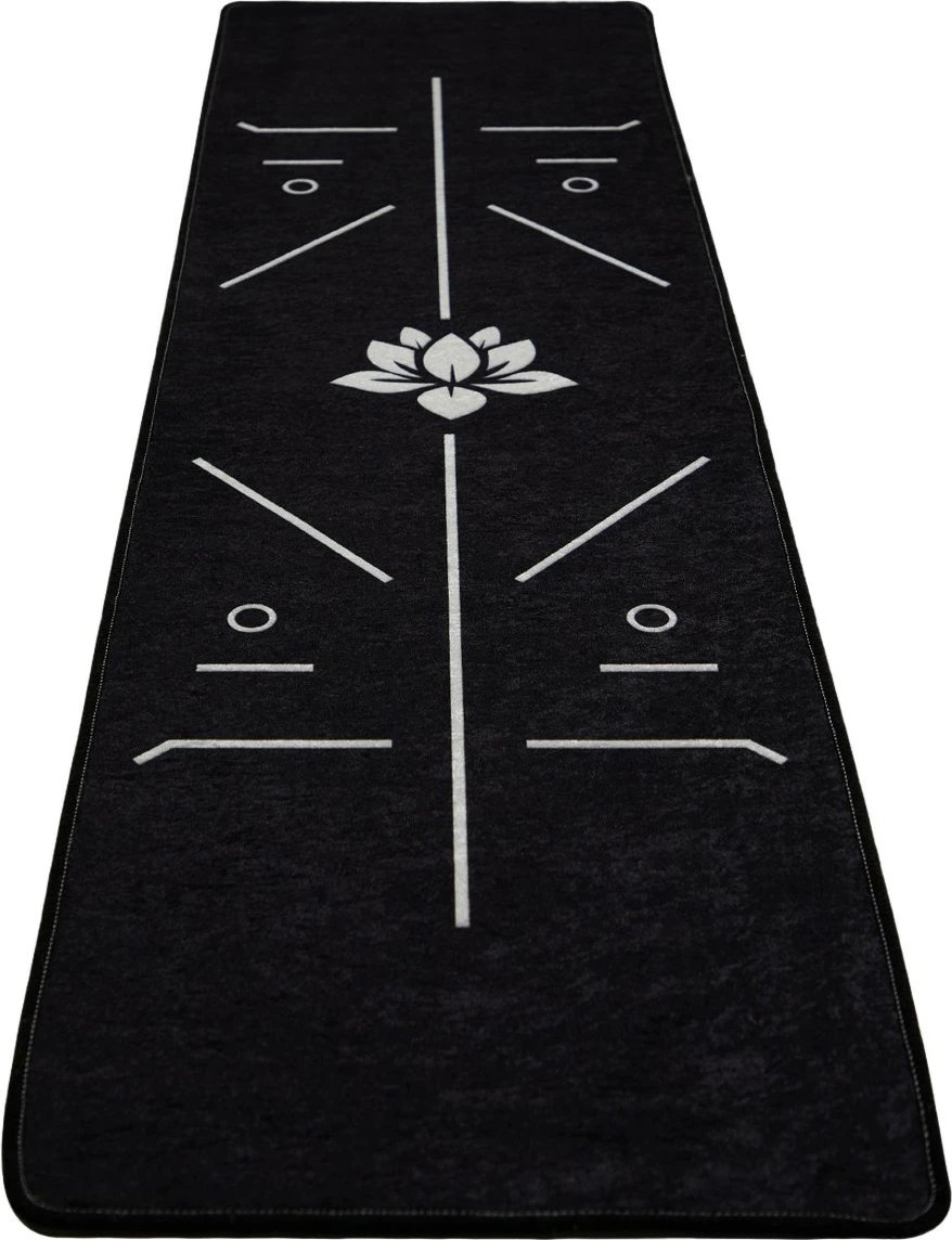 Qilim për yoga, Vital And Vivid, Bikram, i zi-bardhë