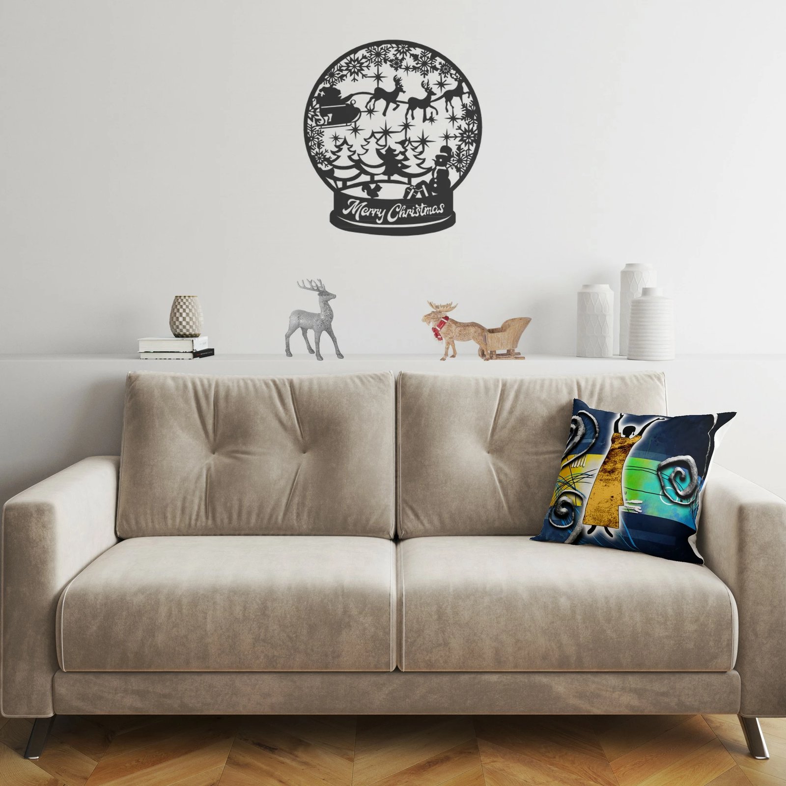 Jastëk dekorativ Evila Originals, A11950, shumëngjyrësh, 43x43cm