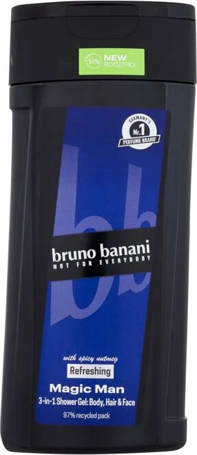 Xhel dushi për meshkuj Bruno Banani Magic Man, 250ml