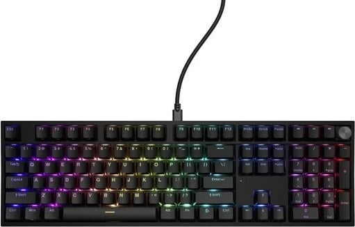 Tastierë mekanike GENESIS THOR 404, USB, RGB, QWERTY, Anglisht, E zezë