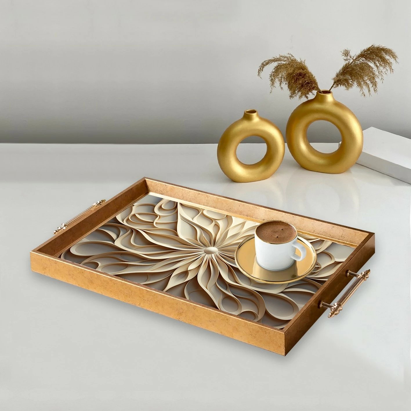 Tabaka dekorative prej qelqi, Aberto Design, TPEA9800, shumëngjyrëshe
