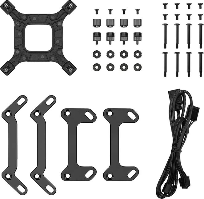 Kasë ftohëse me ujë DeepCool LT240, 2x12 cm, për procesor, e zezë