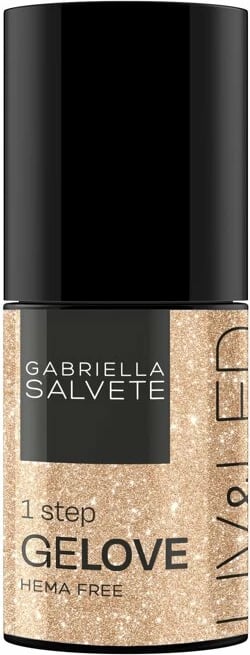 Llak për thonj për femra Gabriella Salvete GeLove UV & LED 15 Rings gold 8ml