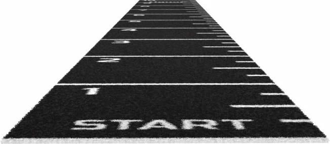 Pistë sprinti Tiguar, e zezë