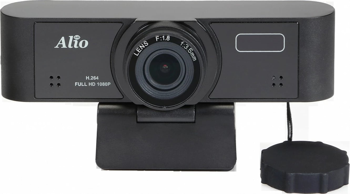 Webcam Alio FHD84, Full HD 1080p, 2 mikrofona, Auto Focus, USB, E zezë