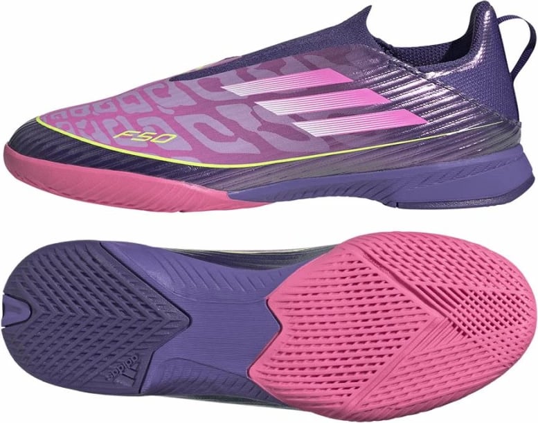 Atlete për fëmijë adidas F50, vjollcë