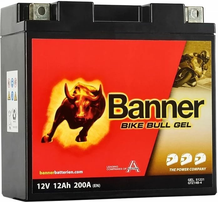 Bateri 12v 12ah Gel 51221 Bgt14b-4