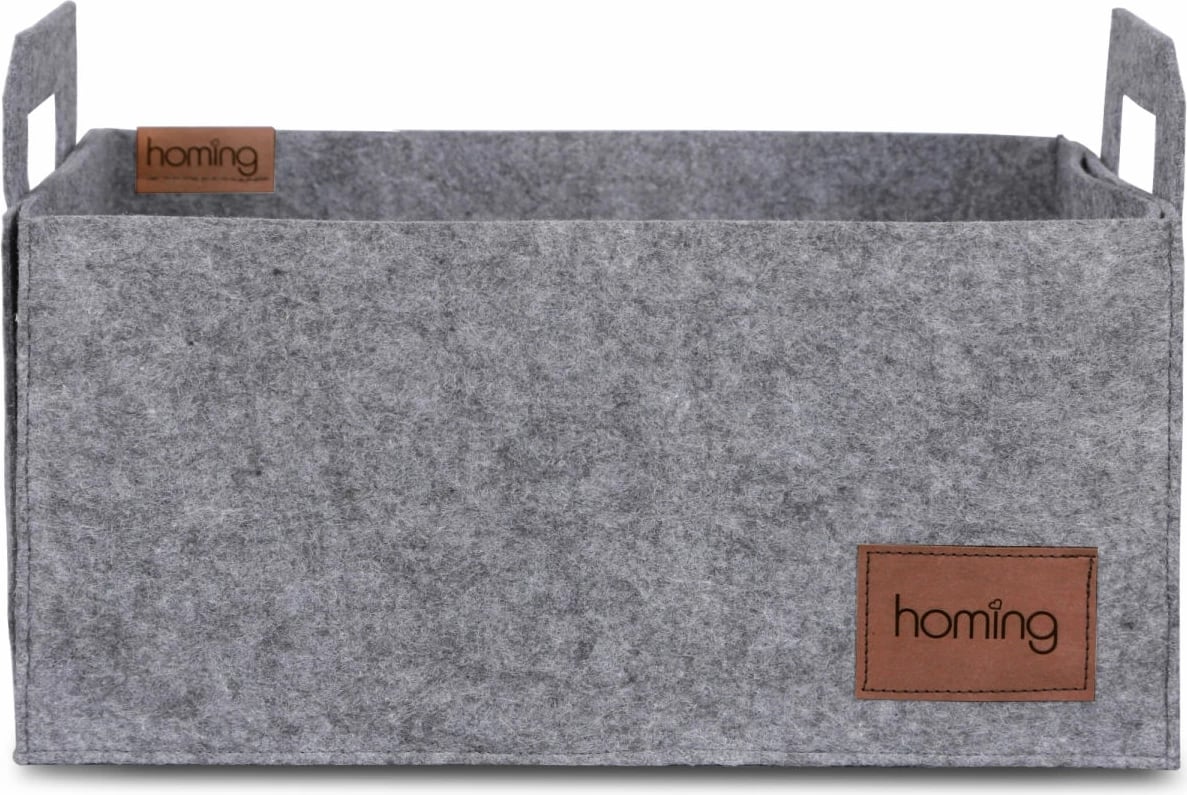 Organizues tavoline prej ndjese, ngjyrë gri, Aberto Design, HMY-6259, 30x20x15cm