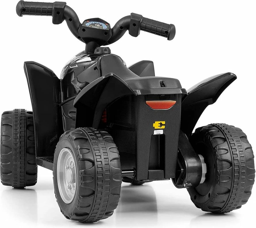 ATV elektrik për fëmijë, Milly Mally, Honda TRX 250X licencë, motor 30W, bateri 6V 4.5Ah, shpejtësi 2.5–3 km/h, zi