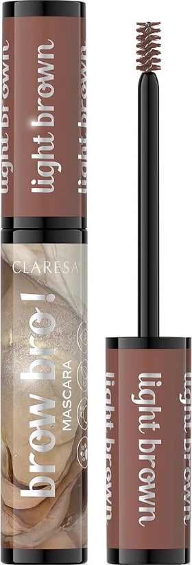 Mascara për vetulla Claresa Brow Bro! për femra 01 Light Brown 8ml