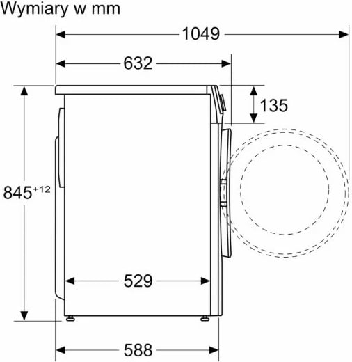 Lavatriqe Bosch WGE02201PL, 7 kg, e bardhë