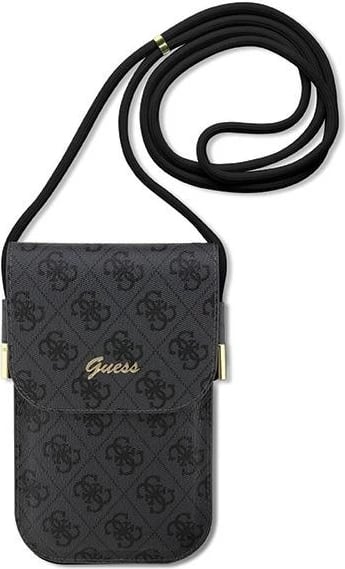 Çantë për celular Guess 4G Metal Script Logo, e zezë