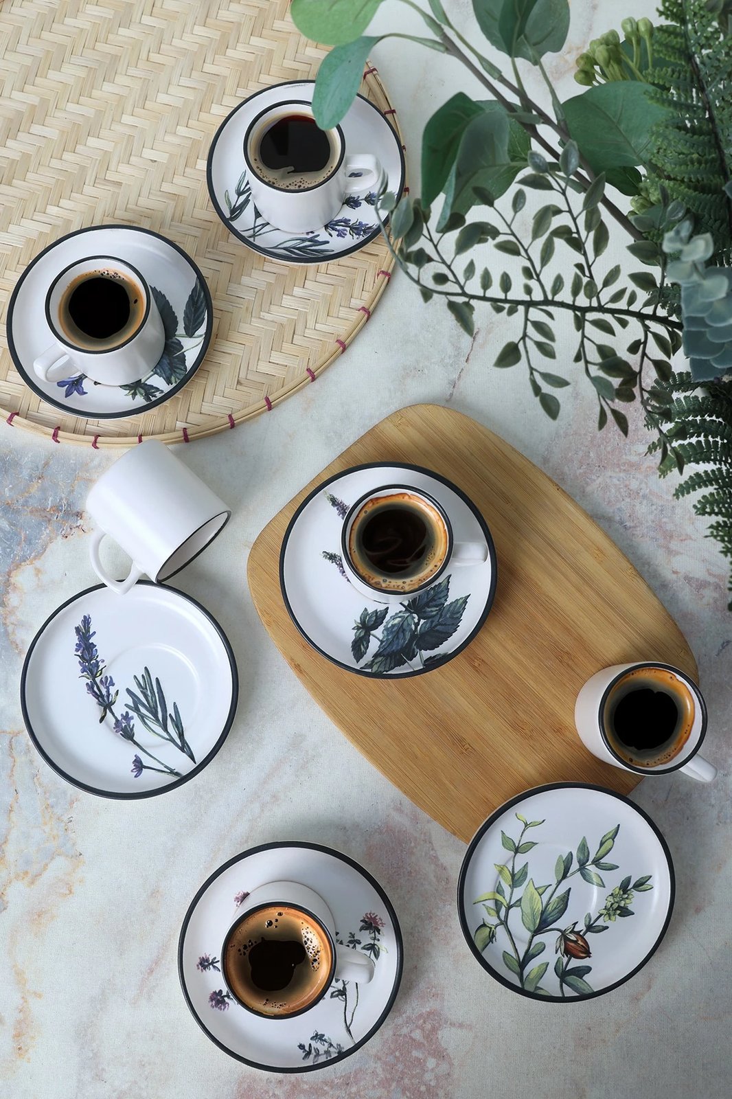 Set filxhanash kafeje (12 copë), Hermia Concept, X00018723