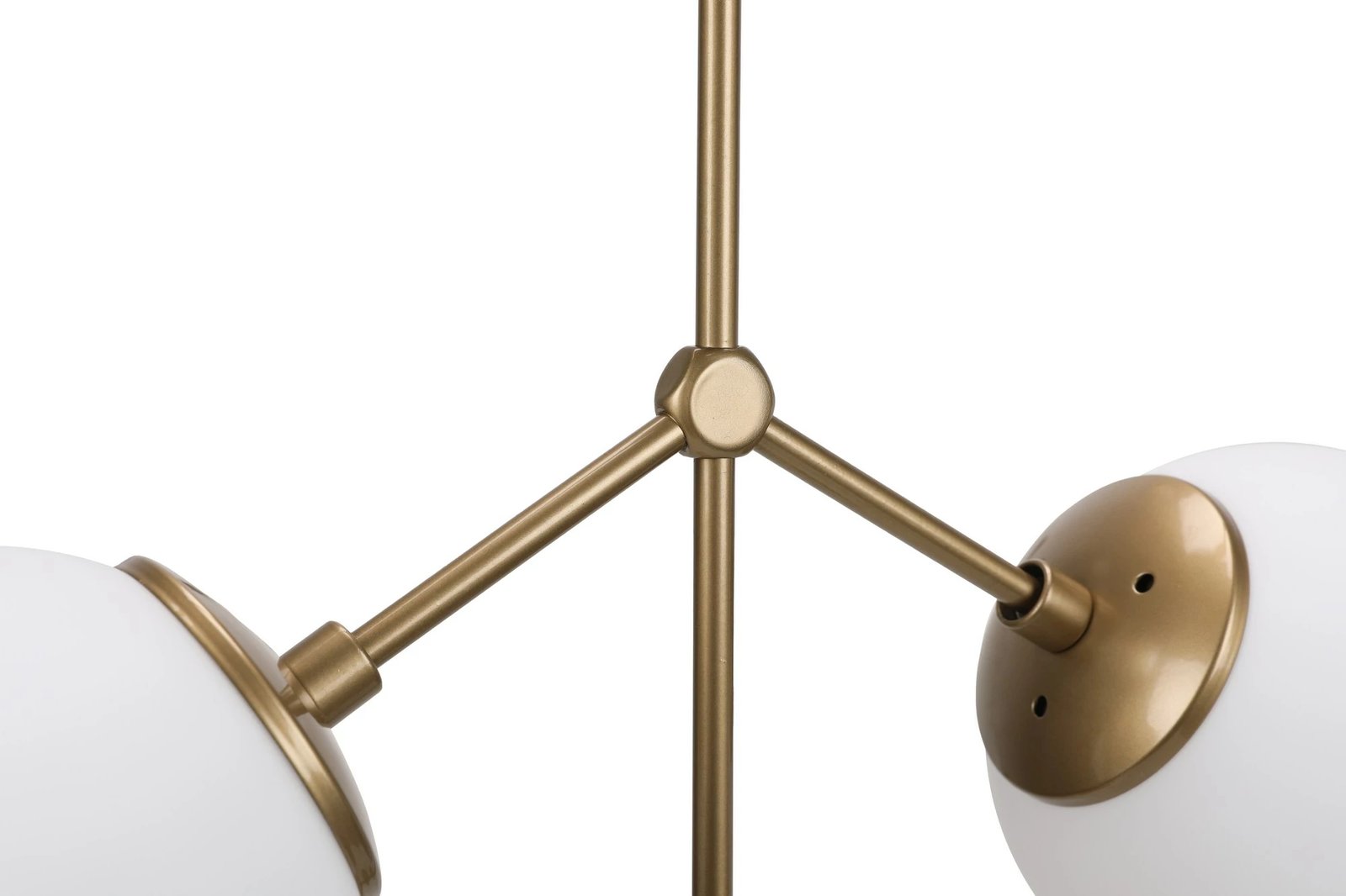 Llambë tavani Opviq, Damar - 6337, metal, kapak qelqi, e verdhë dhe e bardhë, 43x15cm