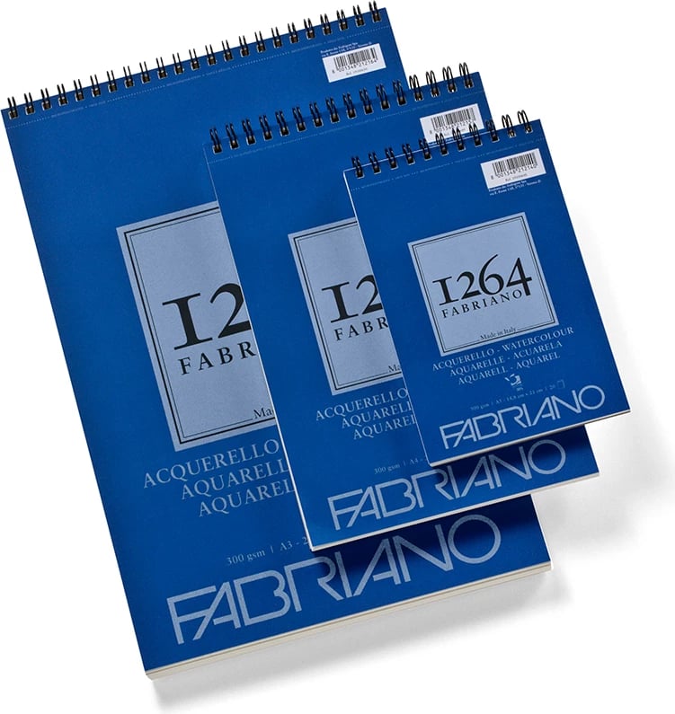 FABRIANO Bllok me Spirale AQUAREL A3 300gr 30fl