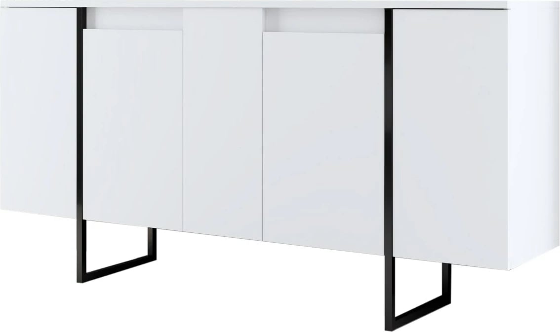 Konsol modern, ngjyrë bardhë e zi, Skye Decor, Luxe