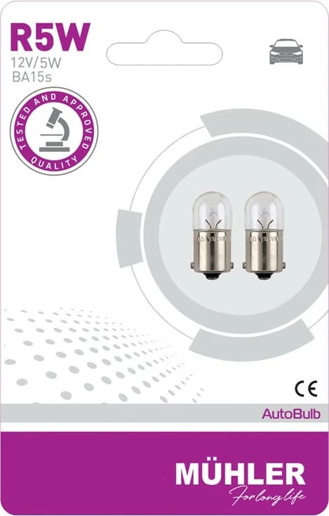 Lampa 12v 5w Ba15s Blister Muhler