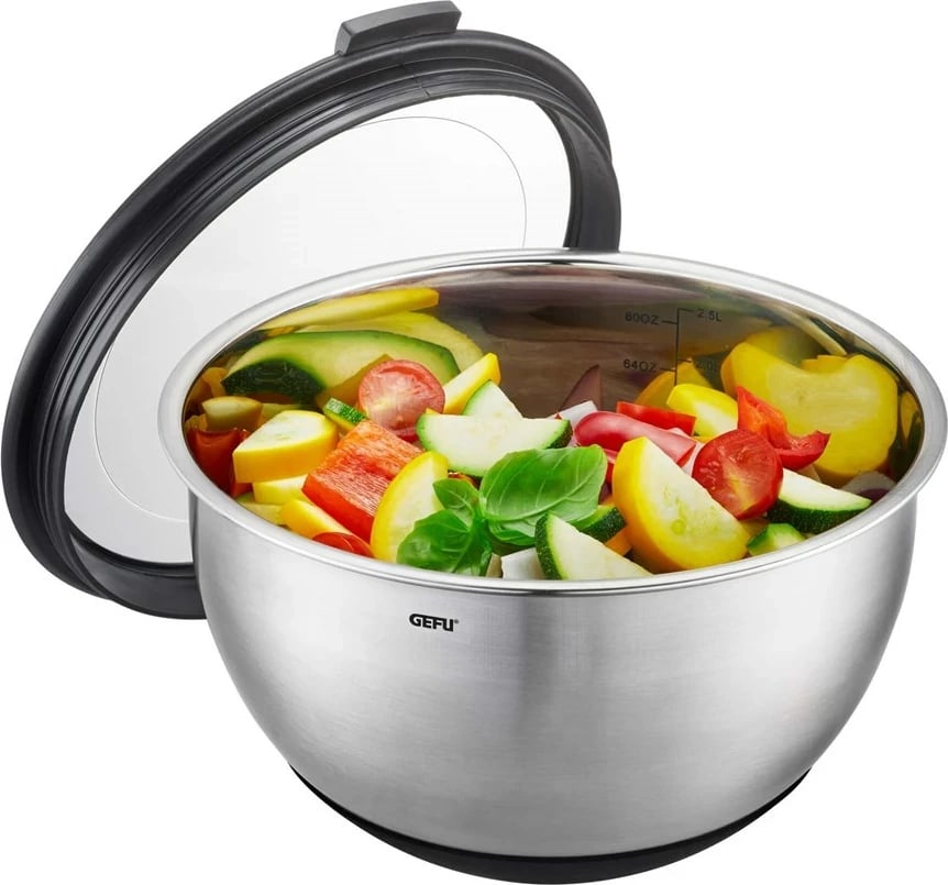 Set enësh GEFU G-35055, 2 copë, çelik inox, 4.5L, me kapak