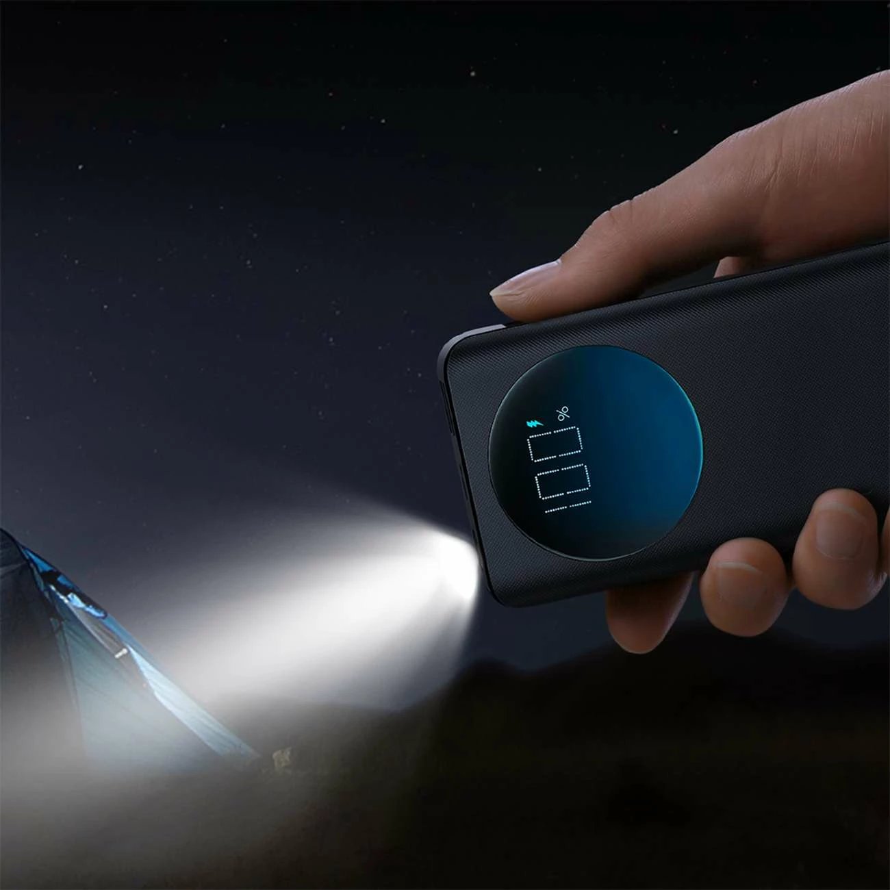 Powerbank Joyroom JR-PBF03, 30000mAh, 30W, me kabllo USB-A në USB-C, e zezë