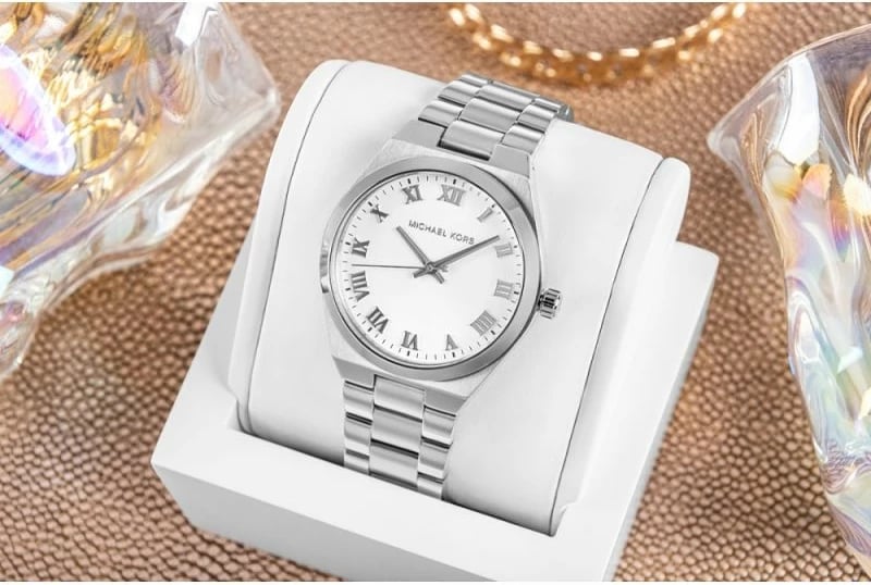 Orë dore për femra Michael Kors, argjend