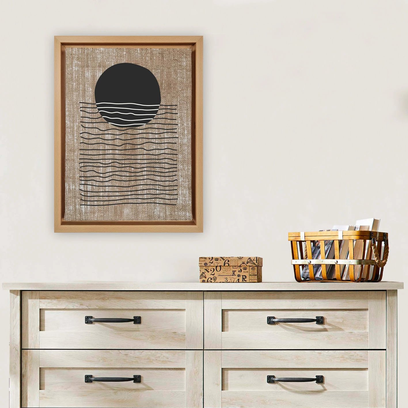 Pikturë dekorative në kanavacë, shumëngjyrëshe, Wallity LNJ817956383434, 36x46cm