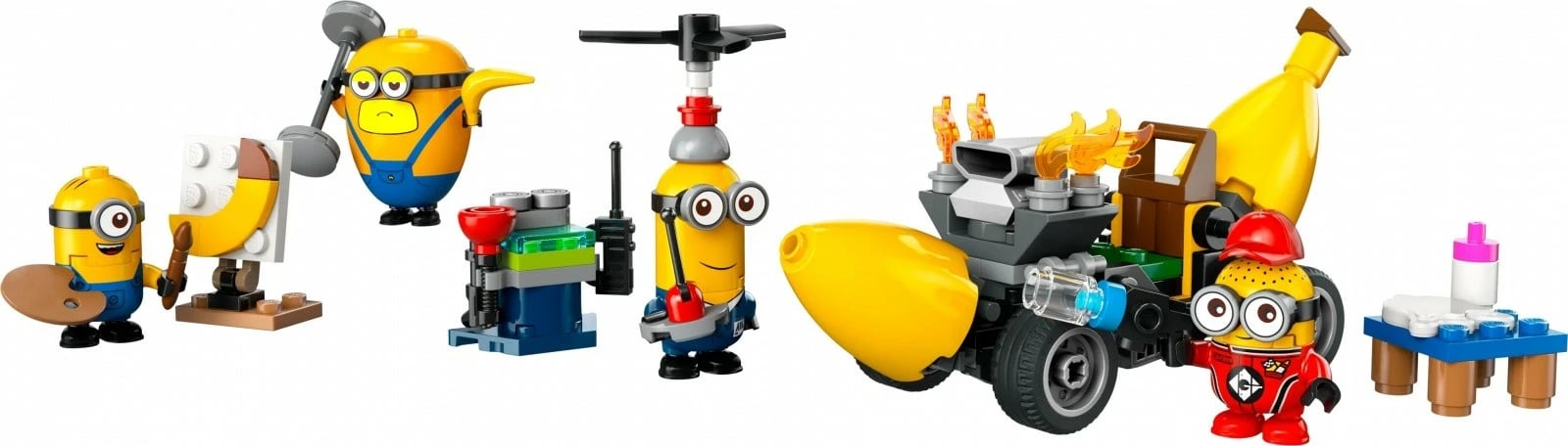 Set LEGO Minions 75580 Minions and Banana Car, 136 pjesë