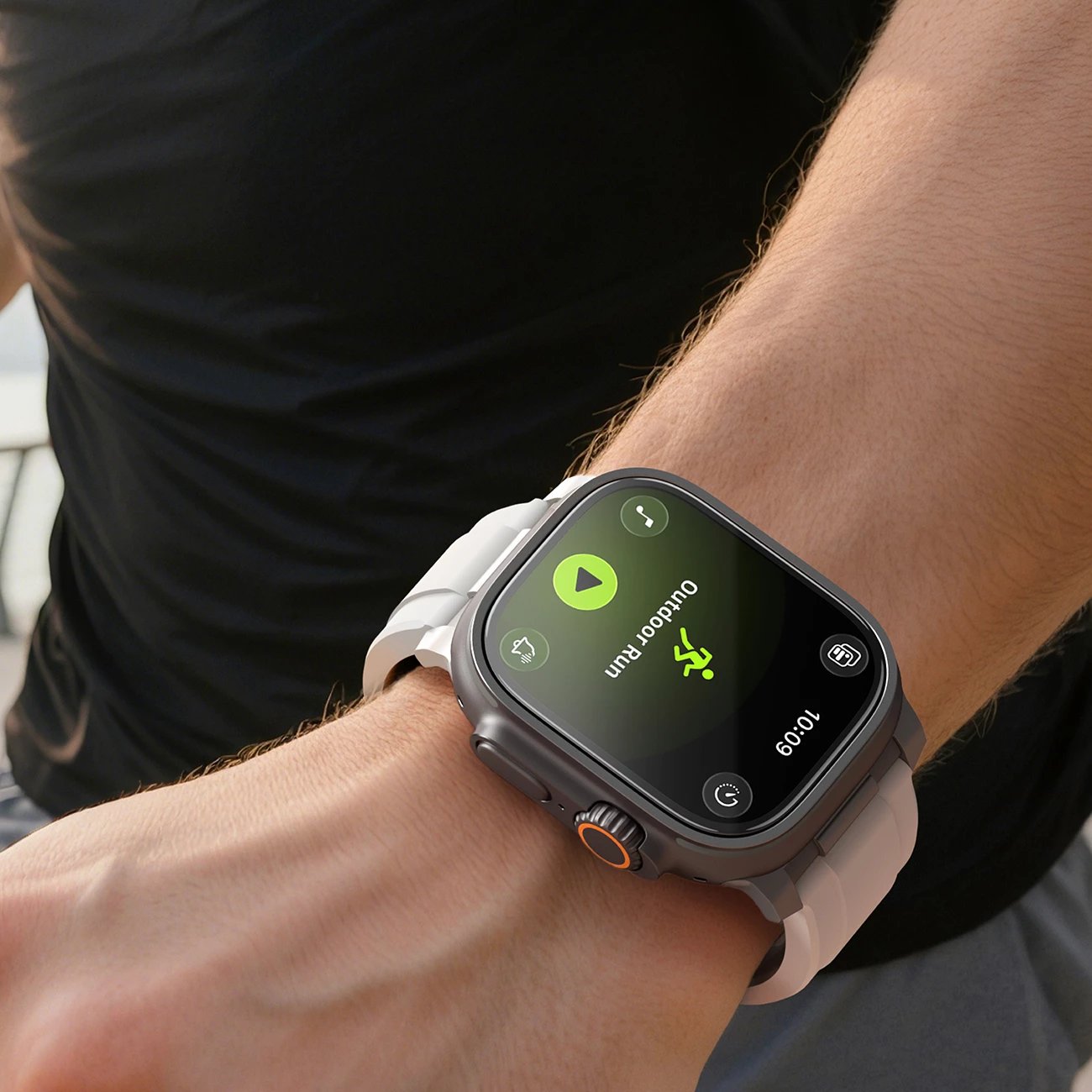 Mbrojtës ekrani xhami, AmazingThing Radix, për Apple Watch Ultra 3 49 mm, transparent