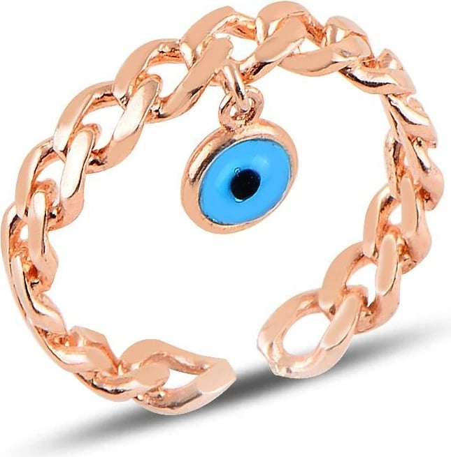 Unazë argjendi, ngjyrë ari rozë, Jumeon, 9960ROS