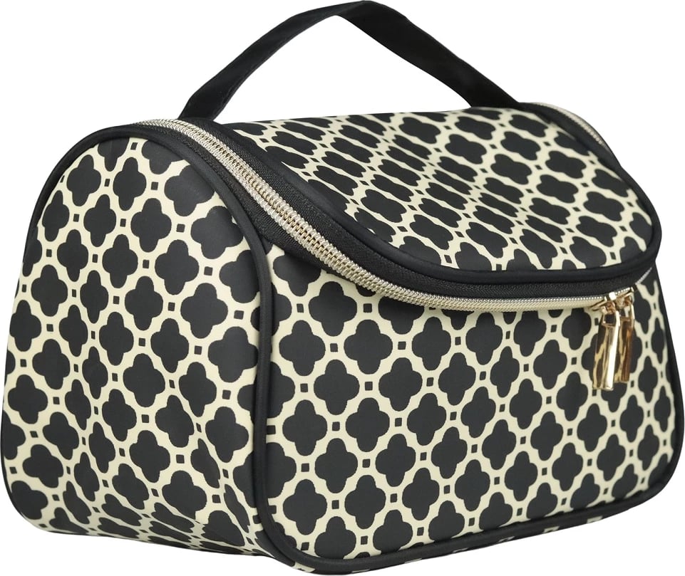 Kuti organizuese për femra KillyS Moroccan Clover Small Trunk e zezë/bezhë, 1 copë