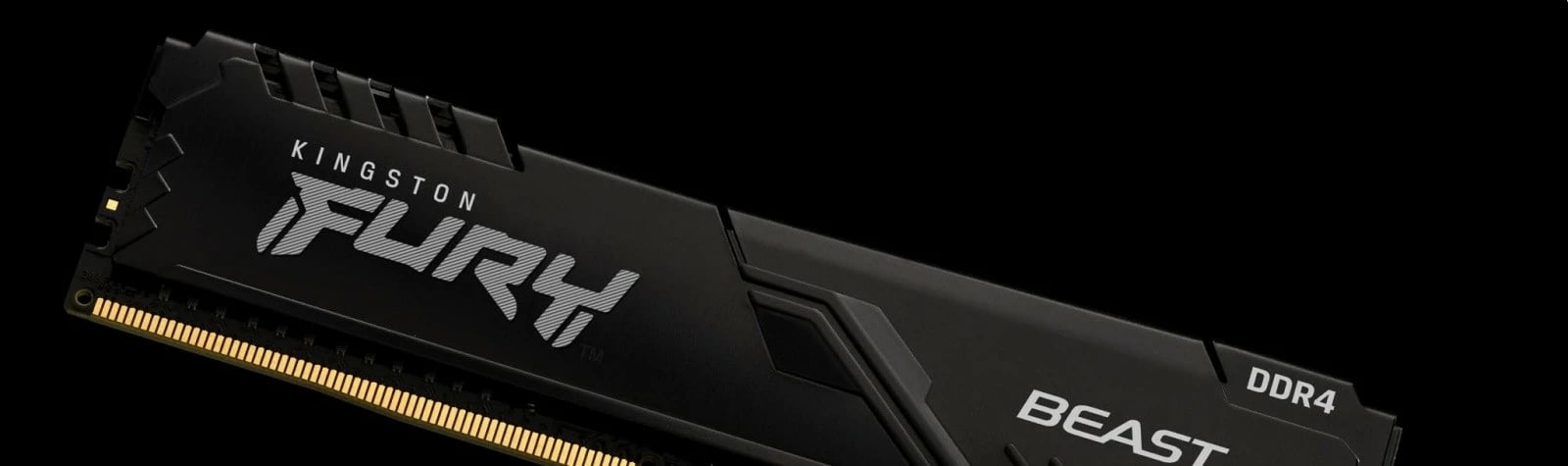 RAM Memorje Kingston FURY Beast KF432C16BBK4/128 128GB (4x32GB) DDR4 3200MHz CL16, e zezë, set 4 copë