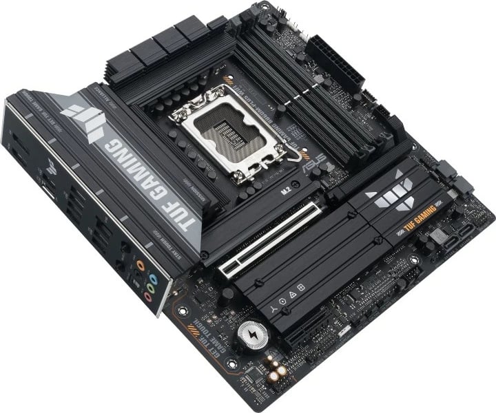 Pllakë amë Asus TUF GAMING B860M-PLUS WIFI, LGA1851, DDR5, mATX, e zezë