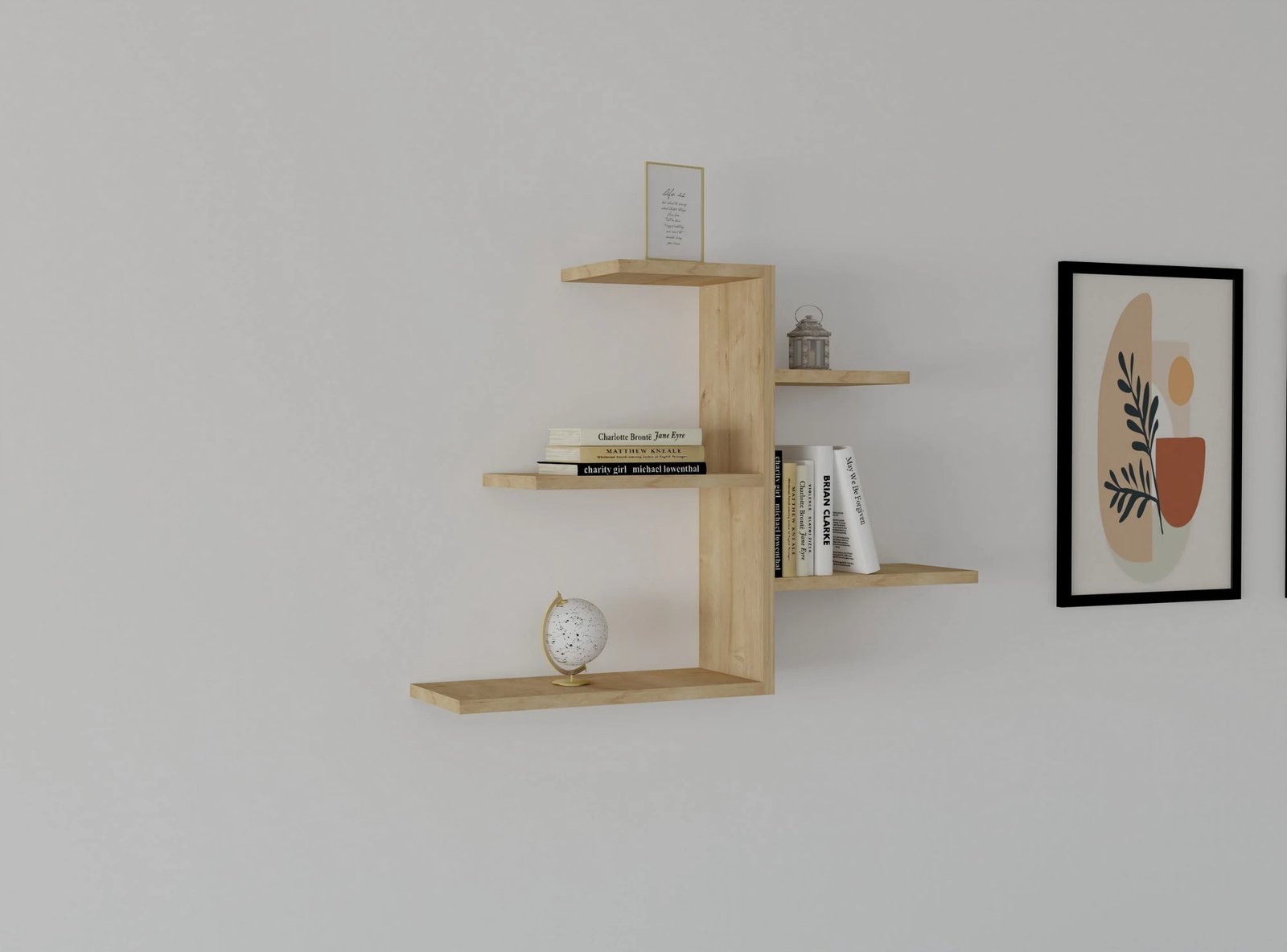 Raft muri Hanah Home, ngjyrë lisi safir, Gami