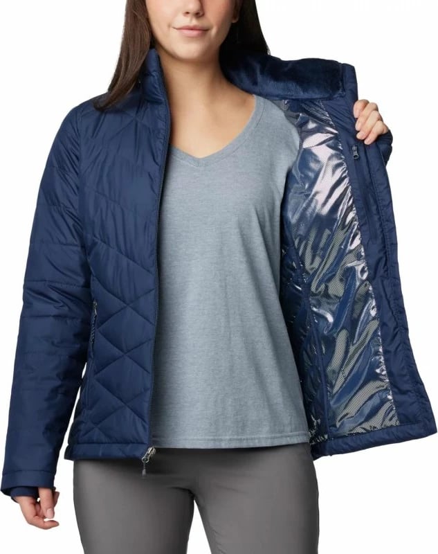 Jakne Columbia femra, ngjyrë navy
