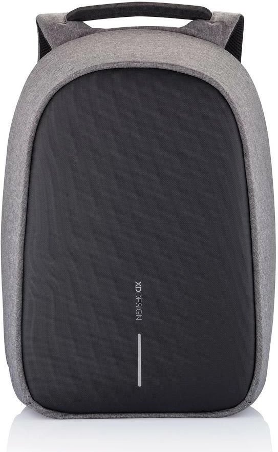 çantë shpine anti‑vjedhje, XD Design, Bobby Hero Small P705.702, 13.3 inç, 10.5L, port USB, RPET, gri
