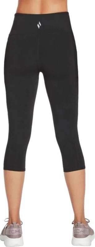 Shorce capri për femra Skechers, të zeza
