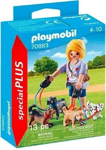 Set lodrash Playmobil Special Plus 70883, kujdestare qenushësh, 13 pjesë