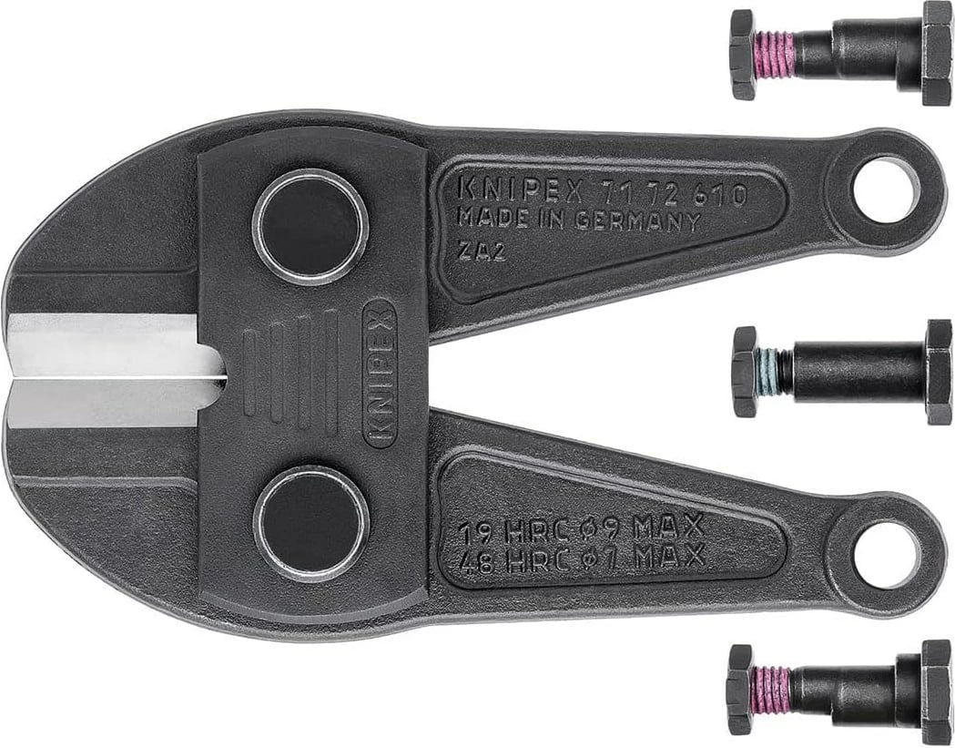 Kokë prerëse rezervë Knipex 7179610 për prerëse shufrash, metalike
