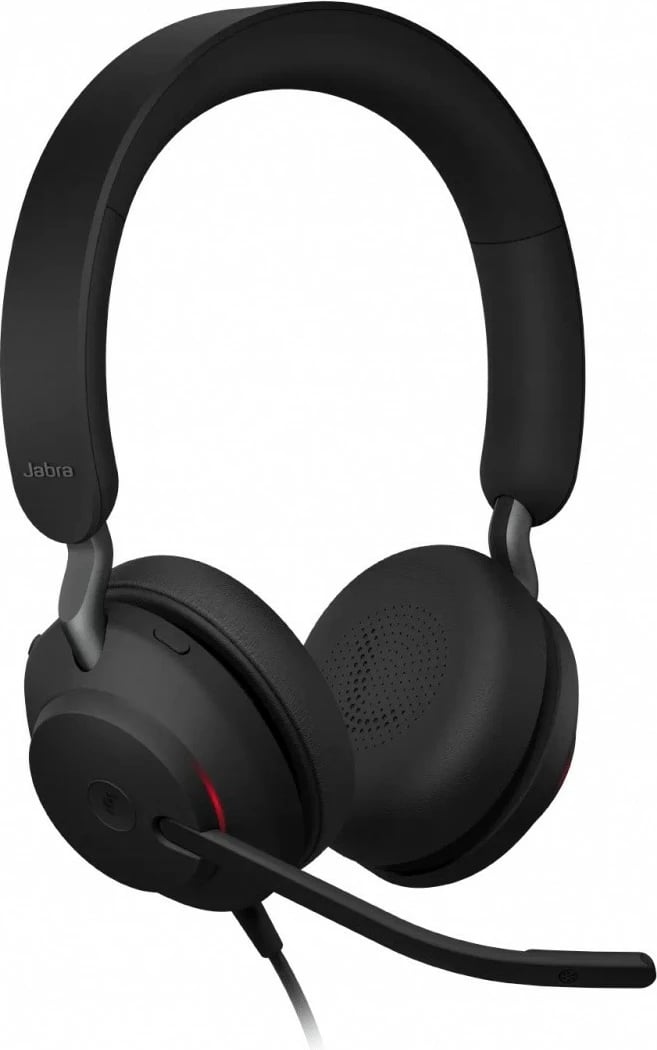 Kufje Jabra Evolve2 40 SE UC Stereo, USB-A/USB-C, me mikrofon, e zezë