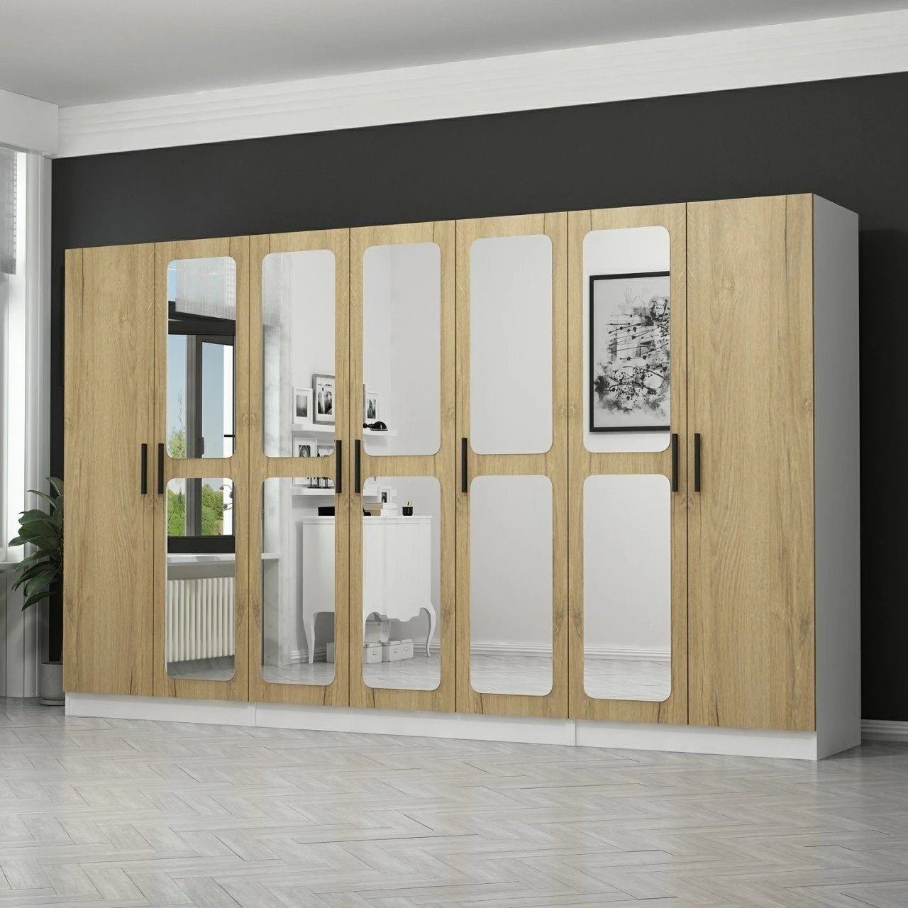 Dollap Skye Decor, ngjyrë arre, Kale - 2719