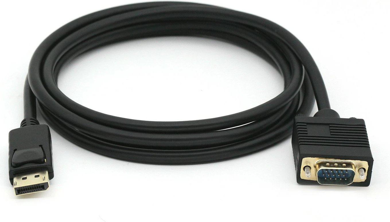 Kabllo DisplayPort në VGA Equip 2m, e zezë